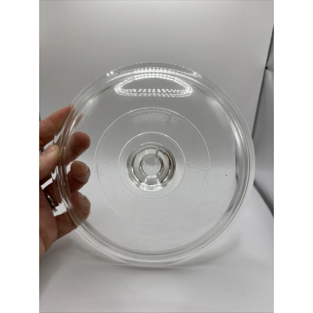 Vintage Glasbake J514 Green Herbs 2‎ Quart Casserole Baking Dish w/ Lid, Chipped